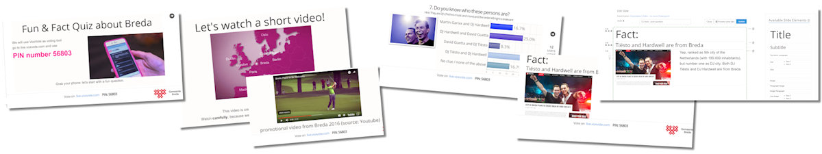 create slides in the slide designer VoxVote slide options preview